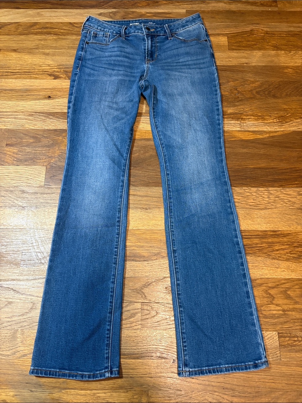 OLD NAVY mid rise kicker bootcut jeans